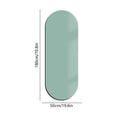 thumbnail image 3 of Solid Color Silica Mud Elliptical Yoga Mat, Non Slip Quiet Shock Absorbing Fitness Floor Mat, Thick Exercise Mat for Yoga Pilates Workout Home Gym Training, 3 of 6