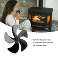 thumbnail image 4 of Durable Lightweight Stove Fan Blade, 5 Blade Design Enhances Air Circulation, Improves Heating Efficiency, Simple Installation, 4 of 8