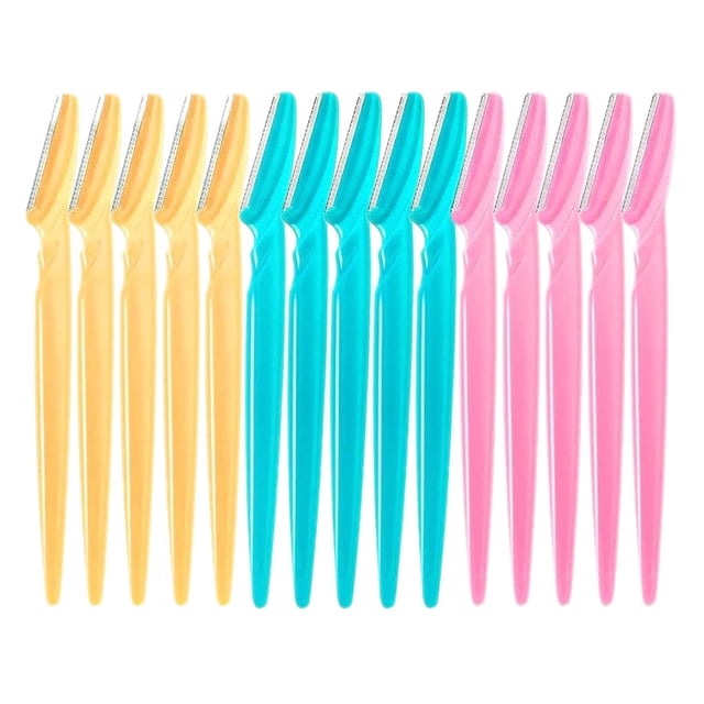 15 navajas para cejas, navaja para cejas y navaja facial para mujeres, herramienta exfoliante multipropósito, navaja facial y moldeador de cejas para mujeres Sincero Hogar