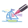 thumbnail image 2 of Tombow Marcador Doble con Punta de brocha - 020 -, Ocre Dorado multicolor, 2 of 6