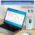 thumbnail image 6 of Wisesorb 5 Packs USB Data Logger with LCD, Bluetooth & App Temperature Humidity Recorder with PDF Report, 120 Days for 32000 Points, Single-use, 6 of 7