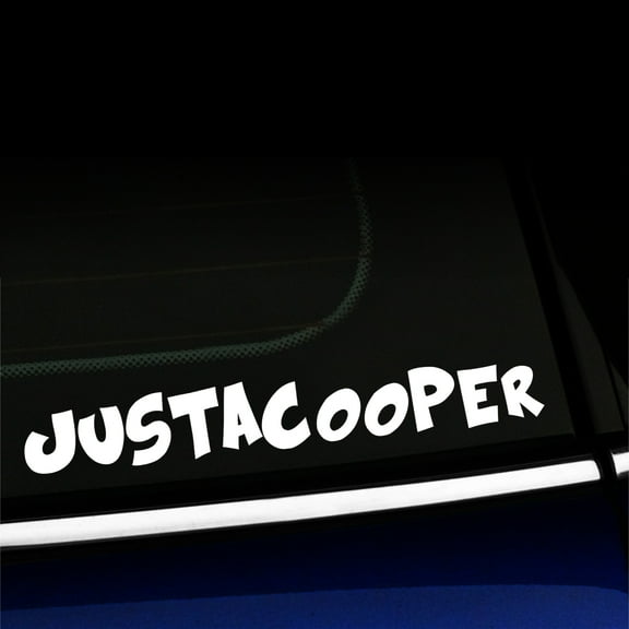 JustaCooper - Vinyl Decal For MINI Cooper - Choose Color - [WHITE]