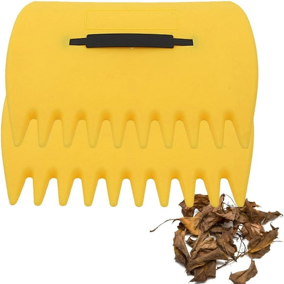 Hand Leaf Rake - Leaf Rake for Picking up Leaves, Trees, Shrubs, Trash