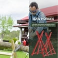thumbnail image 6 of ToHu Saw Horse Folding Log Cutting Sawhorse Adjustable Log Stand Saw Stand Portable Sawhorse Log Holder for Home Outdoor gifts, 6 of 9