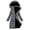 A-Gray, variant on Womens Padded Jacket Long Hooded Thick Warm Slim Fit Winter Parka
