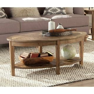 Brown Oval Coffee Table in Coffee Tables Walmart