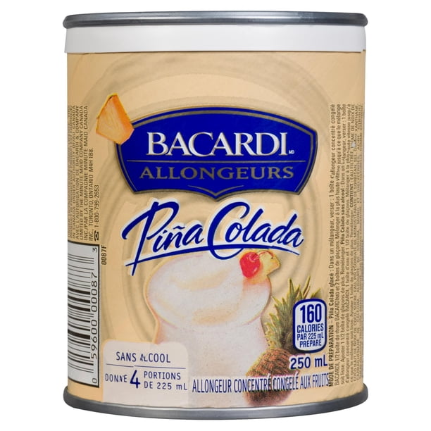 Bacardi Mixer Pina Colada Can - Walmart.ca