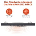 thumbnail image 5 of DSstyles Hanging Magnetic Sweeper 60inch Heavy-Duty Magnet Sweeper, Nail Magnet Sweeping Tool with 140 LBS Lifting Capacity, Magnet Double Magnetic Force Sweeper Unit, Hanging Magnet for Forklift, 5 of 8