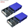 thumbnail image 1 of 2 Pcs Boîtes de Rangement Empilables en Plastique pour Quincaillerie, Pièces, Composants, Vis, Boîte à Outils, 1 of 8