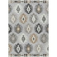 thumbnail image 2 of Addison Rugs Chantille Indoor/Outdoor Transitional Southwest Silver Washable Rectangle Rug, 2'6" x 3'10", 2 of 6