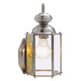 thumbnail image 1 of Design House 514877 Augusta 1-Light Indoor/Outdoor Wall Light, Satin Nickel, 1 of 5