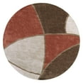 thumbnail image 3 of Surya Cosmopolitan Area Rug COS-8887 Brown Lines Shapes 8' x 8' Round, 3 of 4