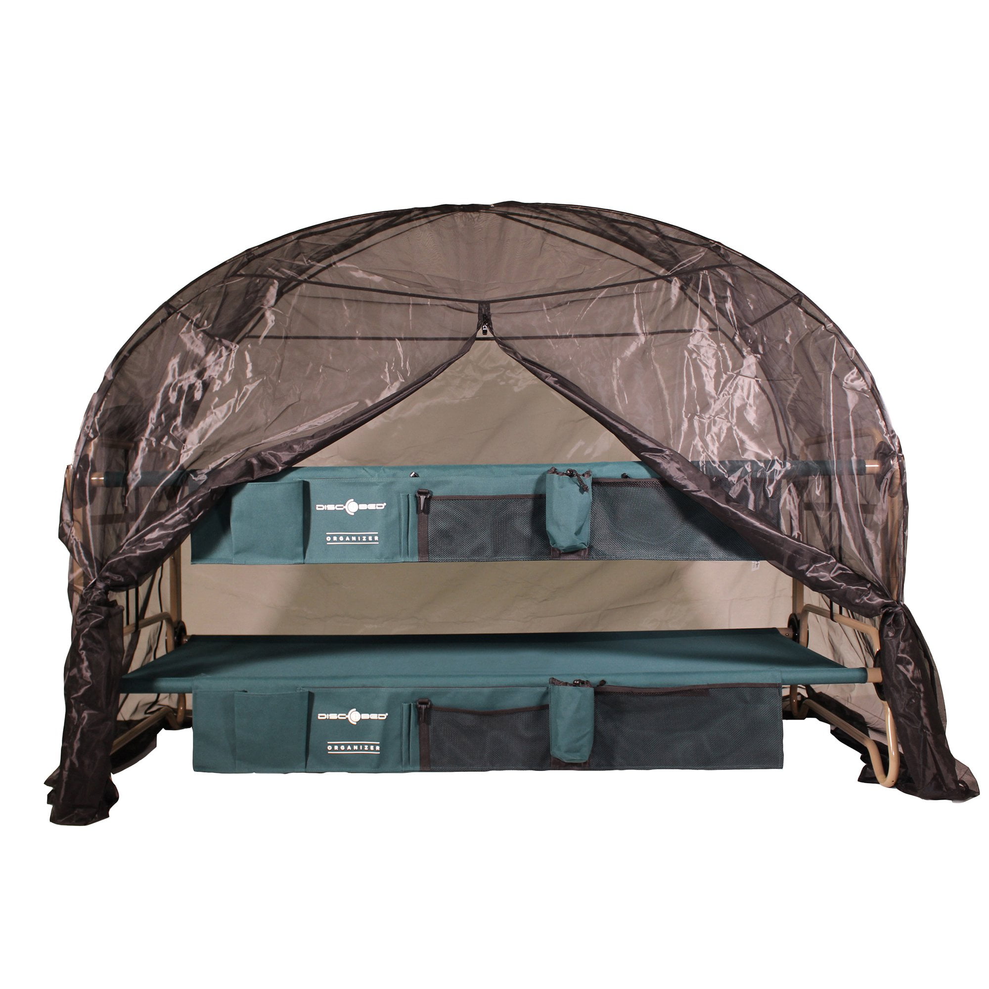 Disc O Bed Mosquito 6 X 6 Foot Net And Frame For Bunkable Camping Cot Green Walmart Com Walmart Com