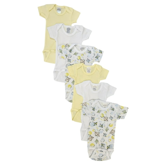 Unisex Baby 6 Pc Onezies