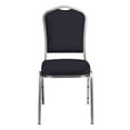 thumbnail image 5 of NPS 9300 Series 37" Metal and Fabric Stack Chair in Diamond Navy/Silvervein, 5 of 5
