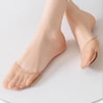 thumbnail image 3 of 5 Pairs Toe Topper Half Socks Women's No Show Toe Cover Liners Sock for Mules Sandals Pumps Clogs Heels US 5-9, 3 of 6