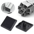 thumbnail image 4 of 50-Pack Black Plastic Aluminum Profile End Caps - 3 Styles Available, Compatible with 2020/3030/4040 European Standard Profiles, Single-Hole Design for Surface Installation, Enhances Appearance &, 4 of 6