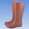 thumbnail image 2 of ZACPNCV Womens Rain Boots Solid Color Waterproof Non Slip High Top Casual Shoes Spring Summer, 2 of 6