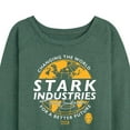 thumbnail image 3 of Marvel Iron Man - Stark Industries - Women's French Terry Pullover Long Sleeve Shirt, 3 of 5