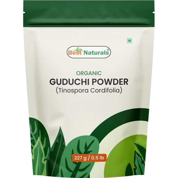 Best Naturals Certified USDA Organic Guduchi Powder, 227 Gram, Gluten Free, GMO Free, Vegan