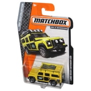 Matchbox MBX 2013 Collection Yellow Land Rover Defender 110 Toy Car