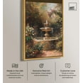 thumbnail image 3 of Art Remedy Vintage Paintings Canvas, 16" x 24", Gold Frame, Lost Fountain, 3 of 7