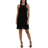 Signature By Robbie Bee Womens Petites Sequined Mini Cocktail and Party Dress