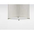 thumbnail image 6 of Progress Lighting Kempsey 3-Light Pendant, Brushed Nickel, Summer Linen Shade, 6 of 7