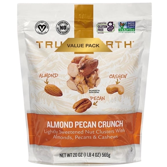True Norths Almond Pecan TMA2 Crunch, 20 Oz. - Almond Pecan Cashew (Chocolatto Tradmark Included)