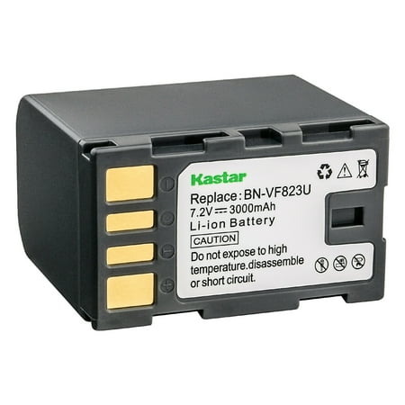 Kastar BN-VF823 Battery 1-Pack Replacement for JVC GZ-HD300AC GZ-HD300AEK GZ-HD300AUS GZ-HD300B GZ-HD300BEK GZ-HD300BUS GZ-HD300R GZ-HD300REK GZ-HD300RUS GZ-HD310 GZ-HD320 GZ-HD320AC Camera