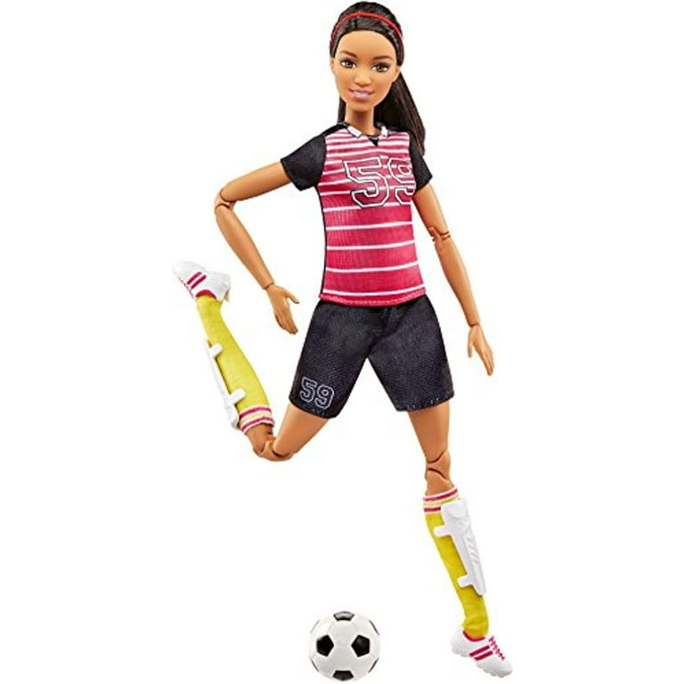 barbie soccer player doll