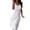 White, variant on Jamsmile Women Dress Summer Casual White Spaghetti Strap Lace Stitching Strap Beach Dresses Flowy Sundress A-Line Boho Sundress