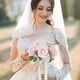 thumbnail image 4 of Ramo de boda de flores simuladas de flores y orquídea de seda • Adorno floral bohemio de novia • Decoración duradera • Fotografía de boda, 4 of 6