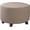 Brown, variant on Round Ottoman Covers Slipcover Stretch 24 30 36 28 in - Small/Large/Extra Large Stool Covers Slipcovers Footstool Protector Covers with Elastic Bottom(Brown,23" D x 23" W x 18" H)