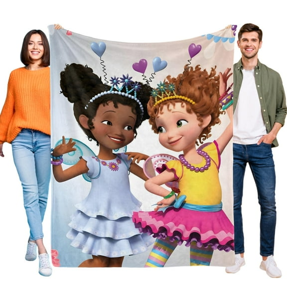 Fancy Nancy-Anti-Pilling Flannel Blanket Soft Lightweight Plush Fuzzy Cozy Luxury Blanket for Home and Kitchen Use – Perfect for Kids and Adults30"X40"