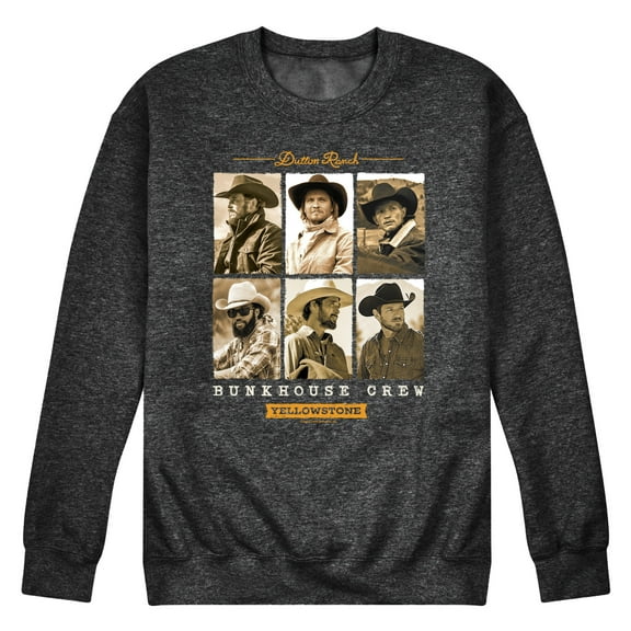 Yellowstone - Bunkhouse Crew - Men's Crew Neck Fleece Pullover