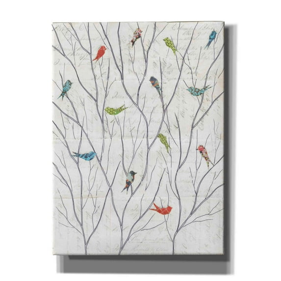 Epic Graffiti 'Summer Song Birds' by Courtney Prahl, Canvas Wall Art, 40"x54"