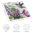 thumbnail image 3 of WYYP Hummingbird Flowers Polyester Dinner Napkin for Dining Table Kitchen Daily Party Housewarming Farmhouse Decor 6 PCS, 3 of 7
