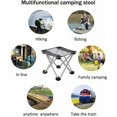 Mini Portable Fishing Camping Chair Stool Lightweight Foldable