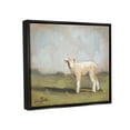thumbnail image 3 of Baby Lamb Farmland Animal Animals & Insects Painting Jet Black Framed Art Print Wall Art, 3 of 6
