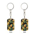 thumbnail image 2 of Goofa Sunflowers And Bird Printed Rectangular Metal Keychain Bag Charm Floral Charm for Purse Keys Metal Keyring Gift for Women Accessories, 2 of 7