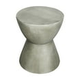 thumbnail image 6 of Small Outdoor Side Table Patio 18.3" H Concrete Hourglass End Table for Living Room Outdoor Backyard, 6 of 9