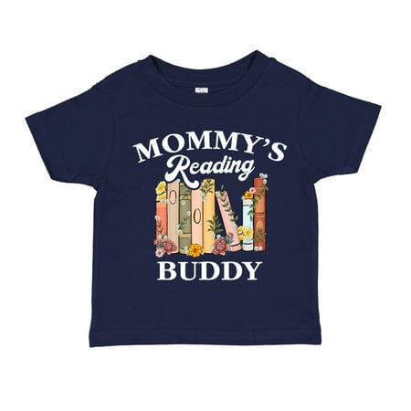 

Mommy s Reading Buddy Toddler T-Shirt 3T Navy Blue