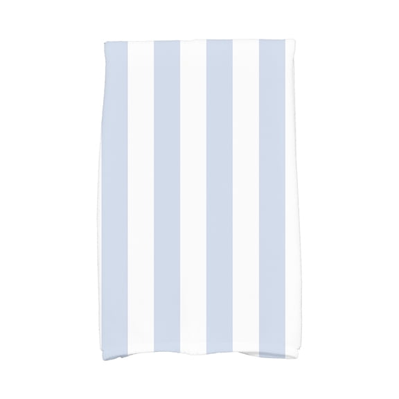 Simply Daisy, 16 x 25 Inch, Rugby Stripe, Stripe Print Kitchen Towel, Blue