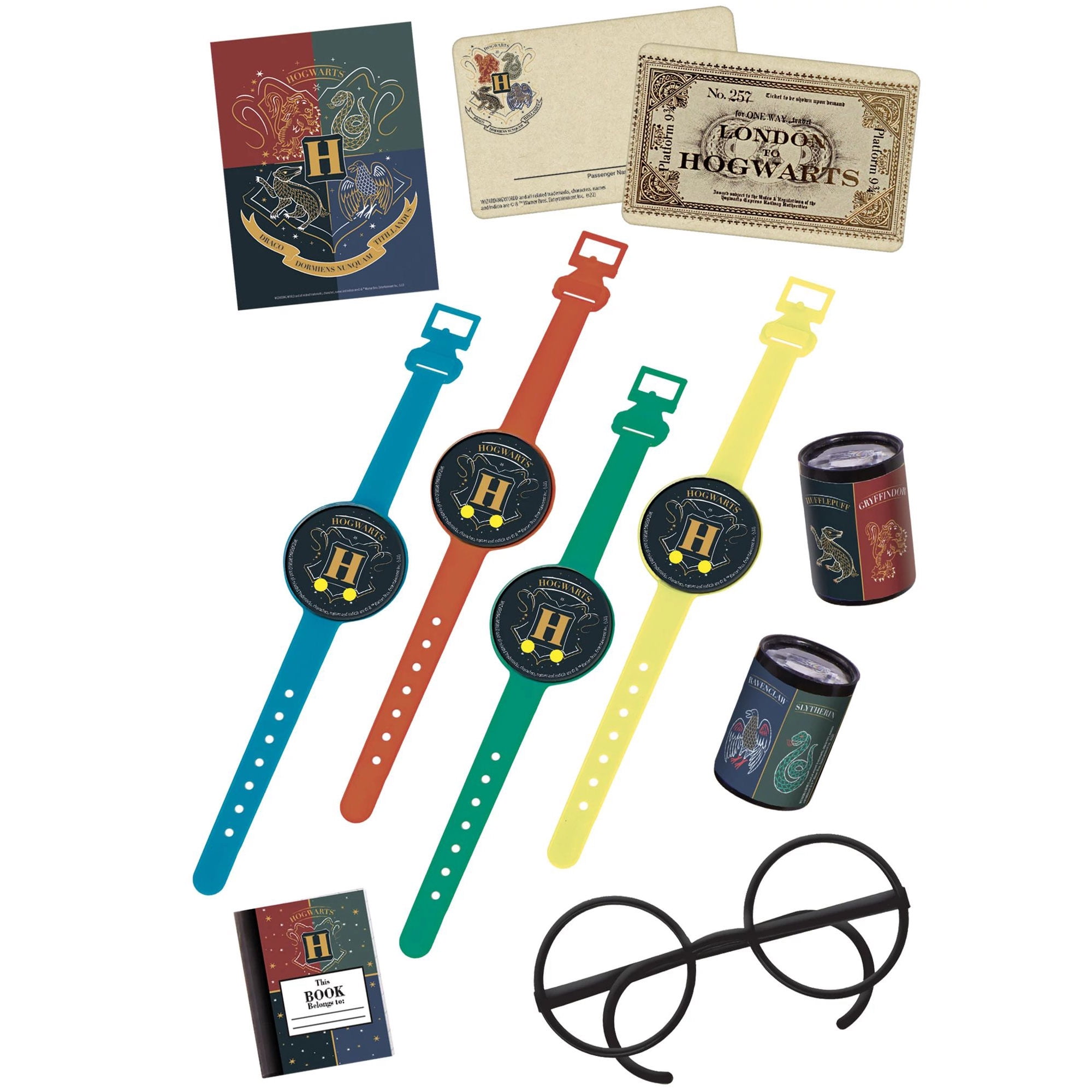  Harry Potter Birthday Party Favors Set - Bundle with 24 Harry  Potter Play Packs  Mini Coloring Books, Stickers, and More for Goodie Bags  (Harry Potter Party Supplies) : Toys & Games