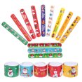 thumbnail image 1 of AURARMLET 96pcs Slap Wrist Bracelets Assorted Color PVC Gifts for Family Gatherings, 1 of 6