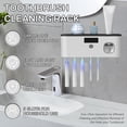 thumbnail image 2 of Dispensador AutomáTico de Pasta de Dientes con Soporte Desinfectante para Cepillos Dientes, Recargable por USB, para Pared, 2 of 5