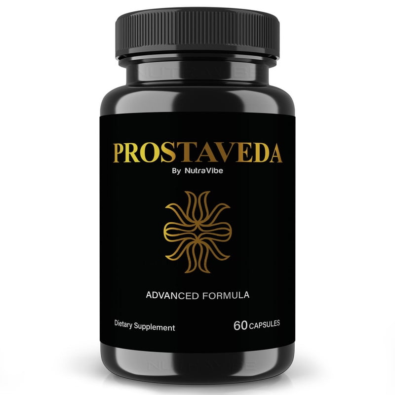 Prostaveda Capsules - Prostaveda Prostate Support Formula with Natural Blend for Urinary Flow, Comfort & Balance | Easy-to-Swallow Daily Pills for Over-All Wellness (60 Capsules)