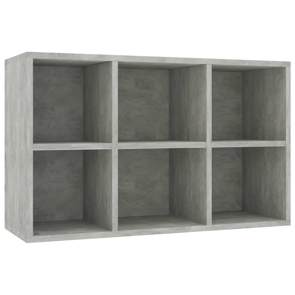 Kepooman 26" Modern 3-Tier Storage Bookshelf Cupboard for Home Office, Light Grey