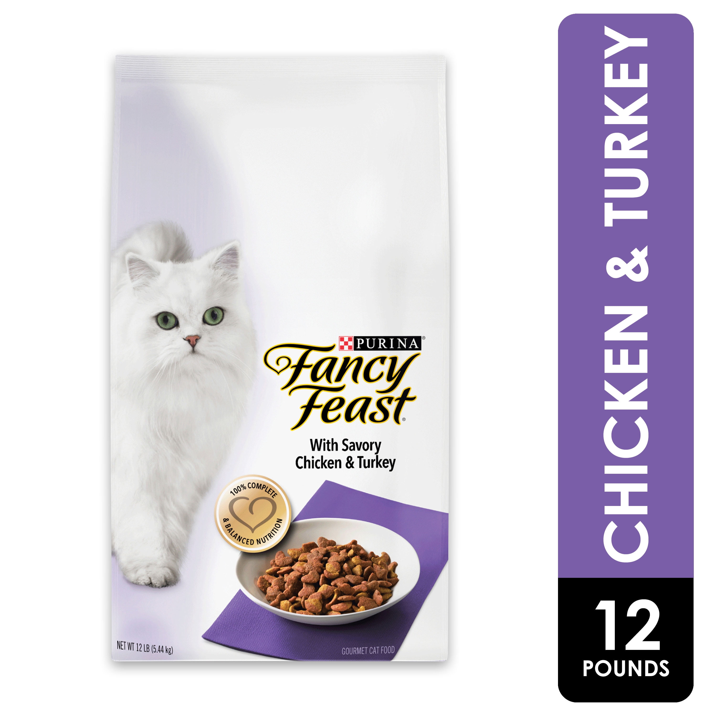 Fancy Feast Dry Cat Food, With Savory 